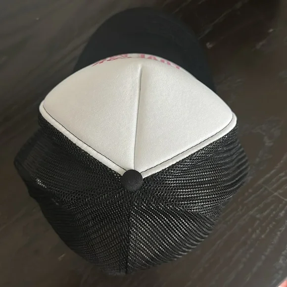 You look like you love me Trucker Hat Country Music Song Theme Pink Black White - Picture 11 of 14